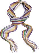 SAACHI Stripe Shimmer Scarf