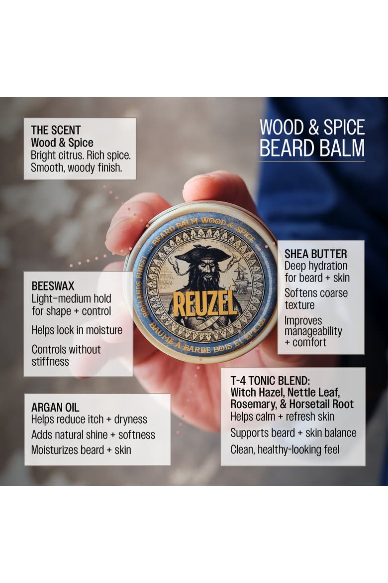Wood & Spice Beard Balm, Alternate, color, None