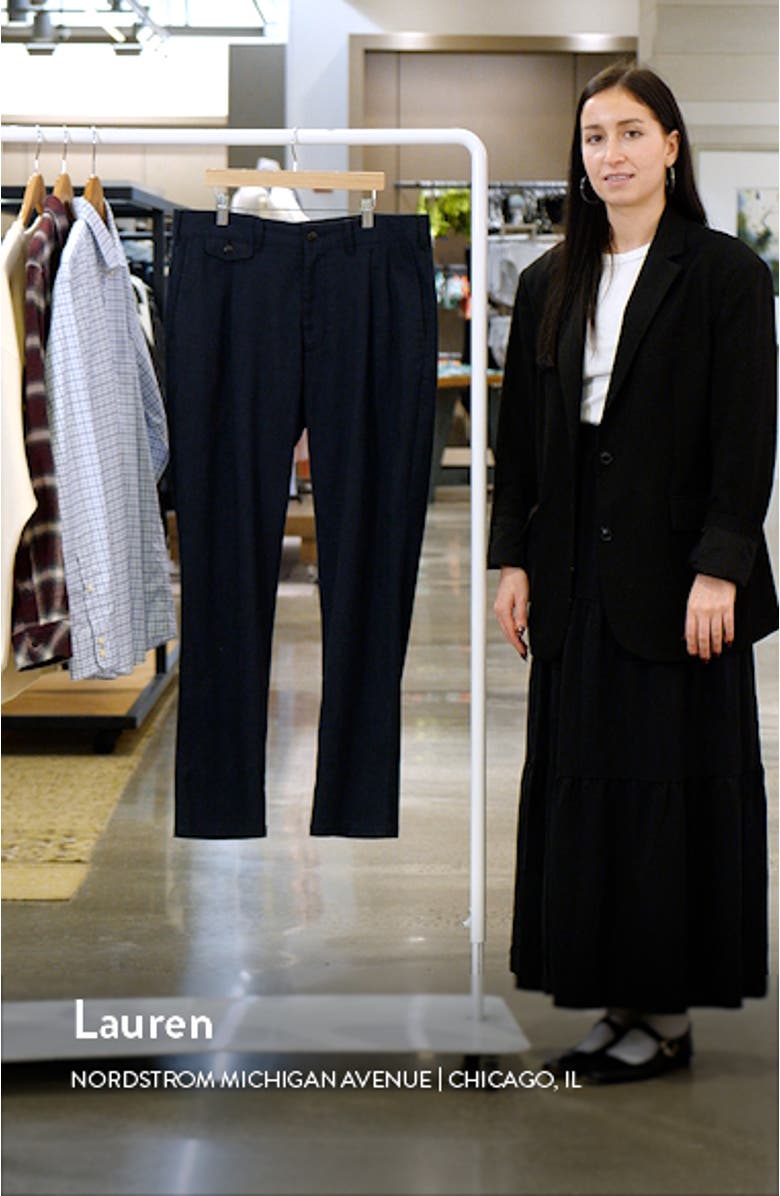 Marcellus Twill Flat Front Pants, sales video thumbnail