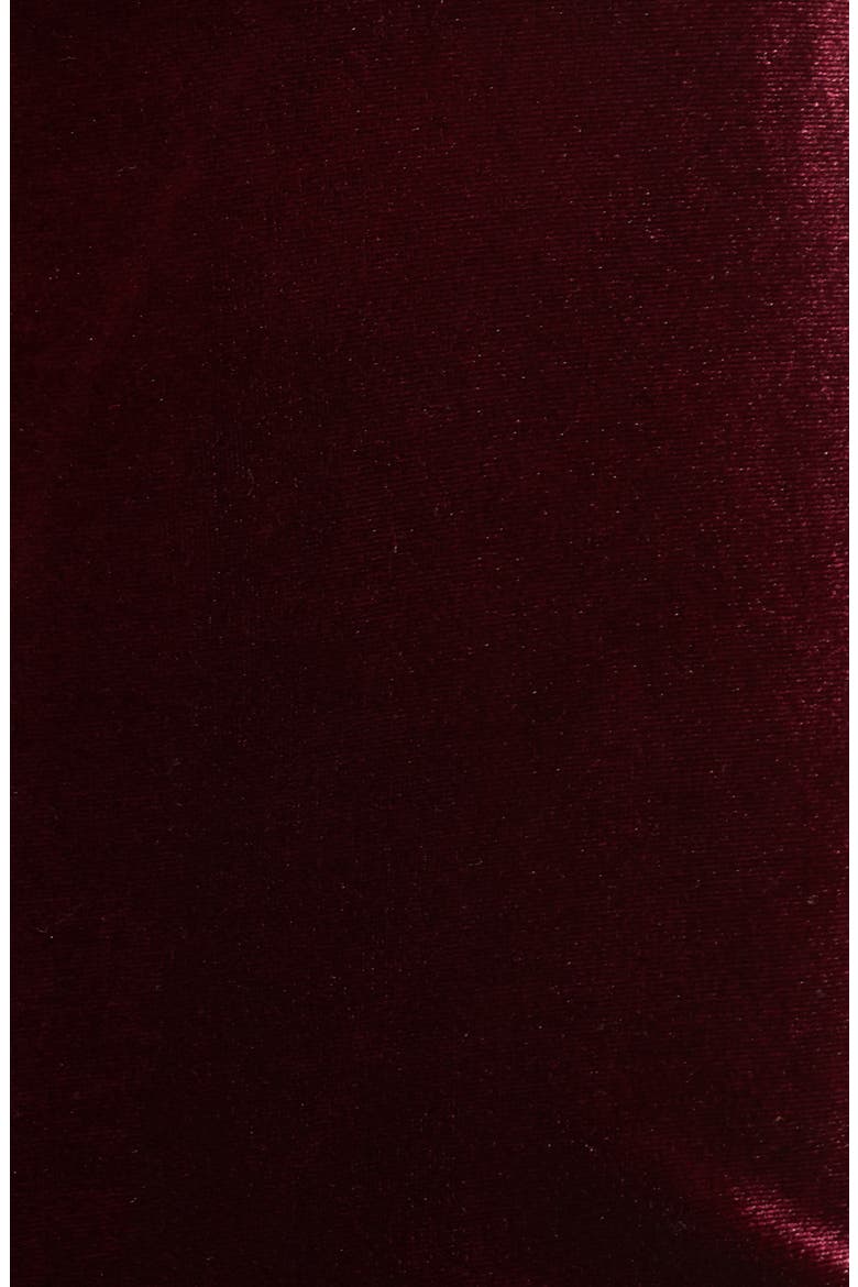 Kiss Me at Midnight Velvet Jumpsuit, Alternate, color, BURGUNDY
