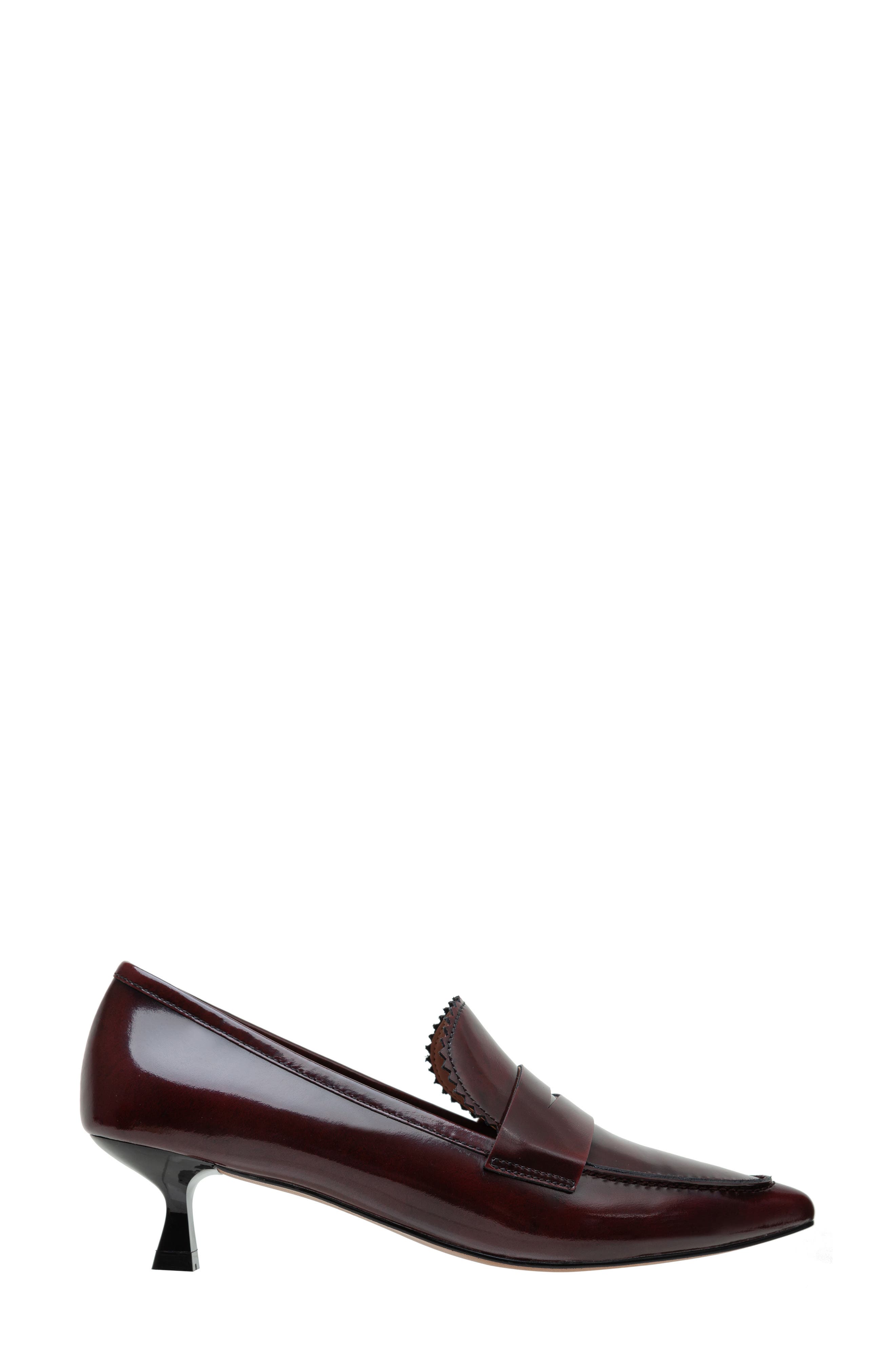 Linea Paolo Calisto Kitten Heel Loafer Pump, Alternate, color, 