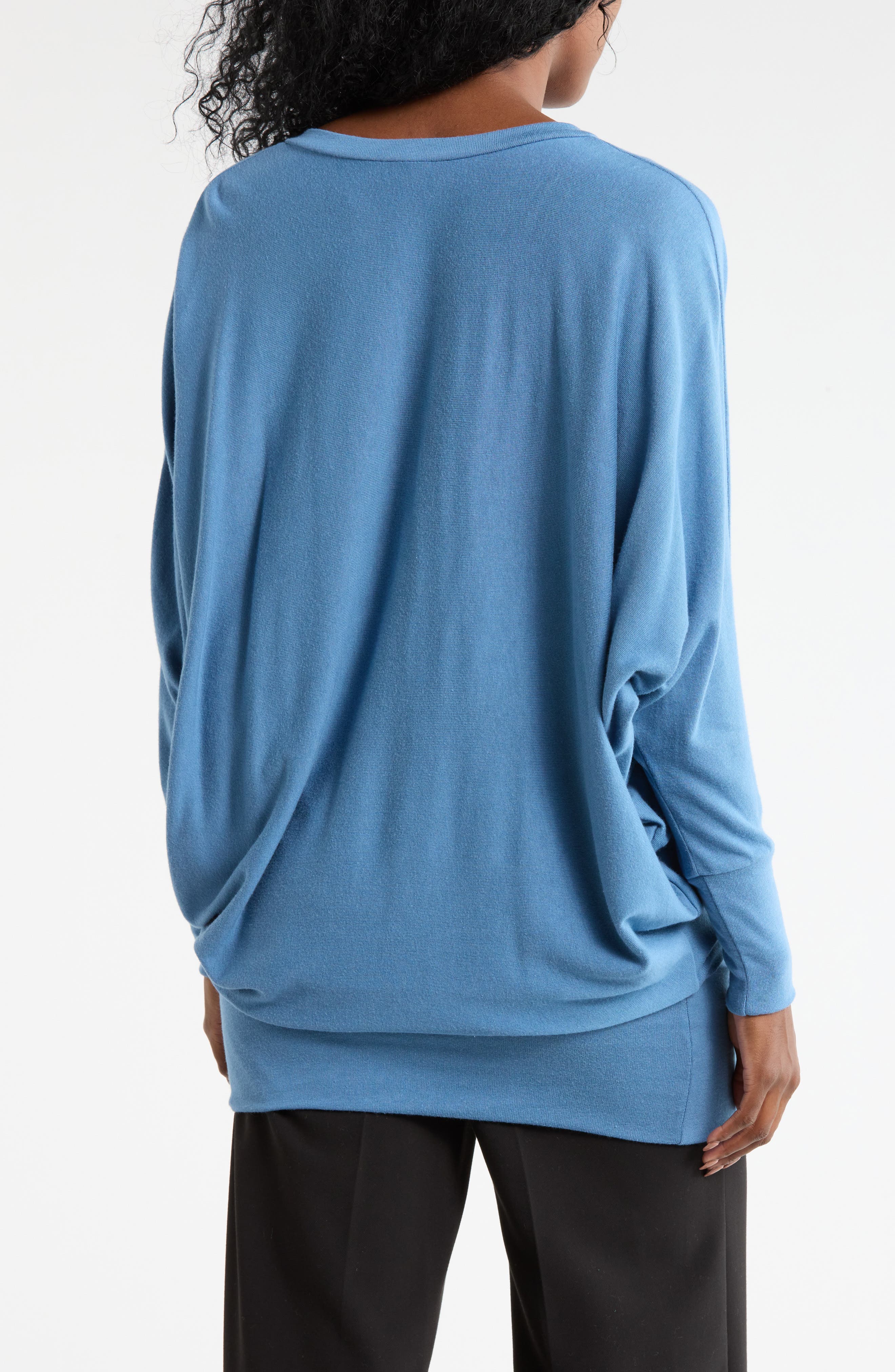 V-Neck Dolman Tunic Sweater - image 4
