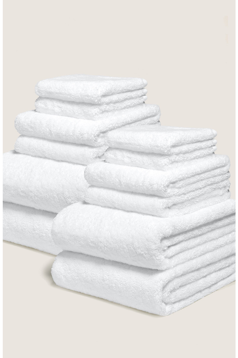 Ultraplush Australian Cotton Towel 12-piece Family Set, Alternate, color, White