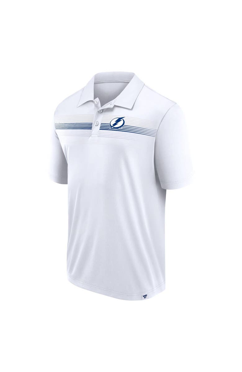 FANATICS Men's Fanatics White Tampa Bay Lightning Victory For Us Interlock Polo, Alternate, color, White