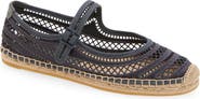 Tory Burch Open Weave Mary Jane Espadrille Flat