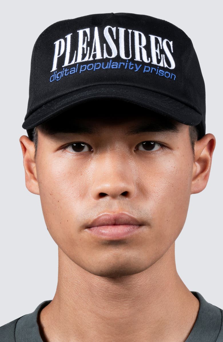 PLEASURES Digital Embroidered Snapback Baseball Cap, Alternate, color, 