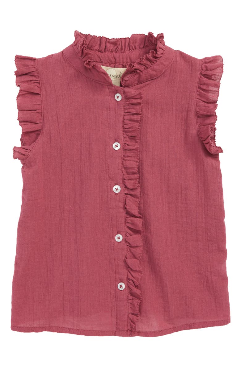 Peek Aren't You Curious Peek Kelsey Ruffle Top, Main, color, 