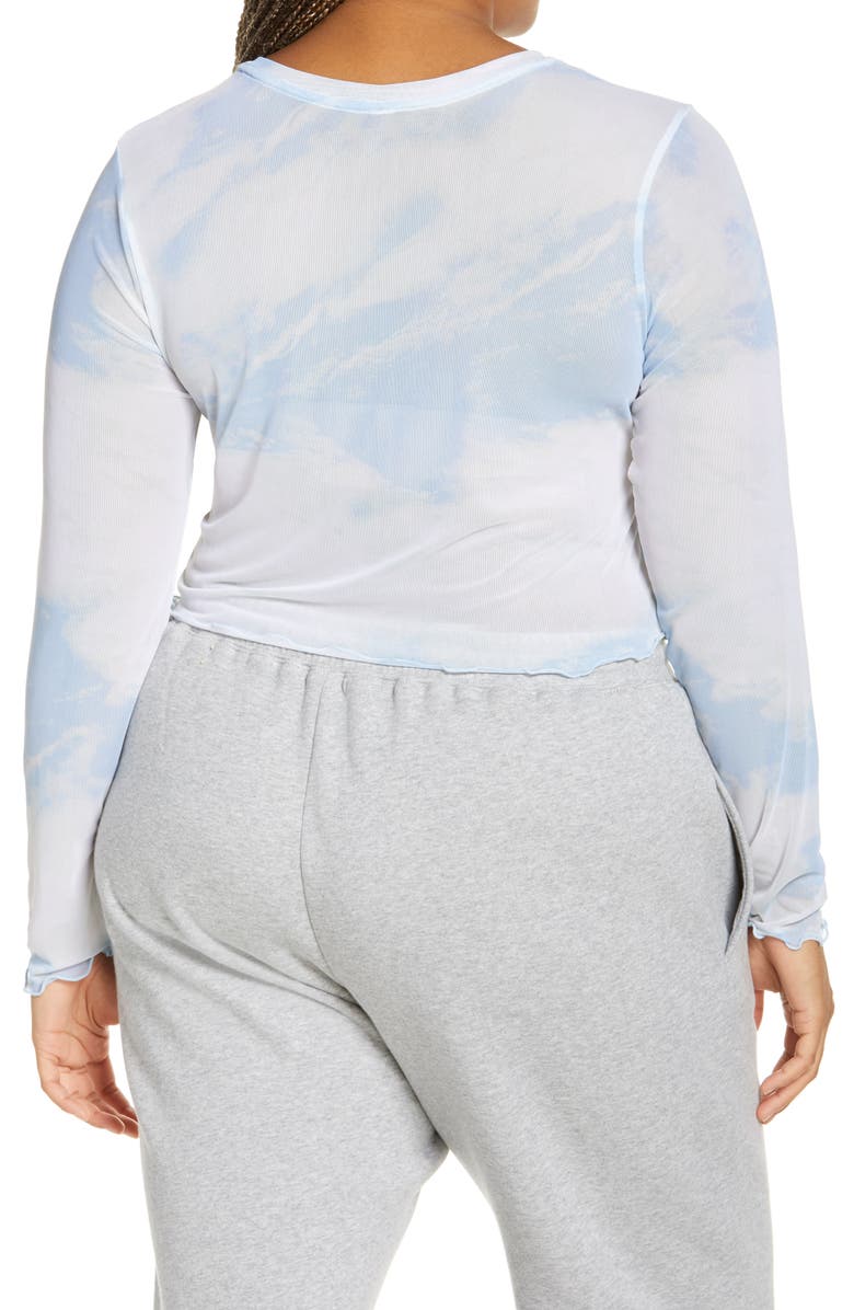 BP. Print Mesh Long Sleeve Top, Alternate, color, 