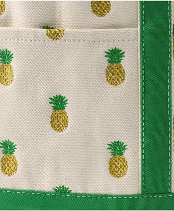 Zip Top Long Handle Canvas Tote Bag