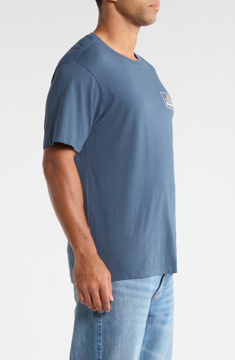 Roark Earth Sea Graphic Regular Fit T-Shirt, Alternate, color, Navy