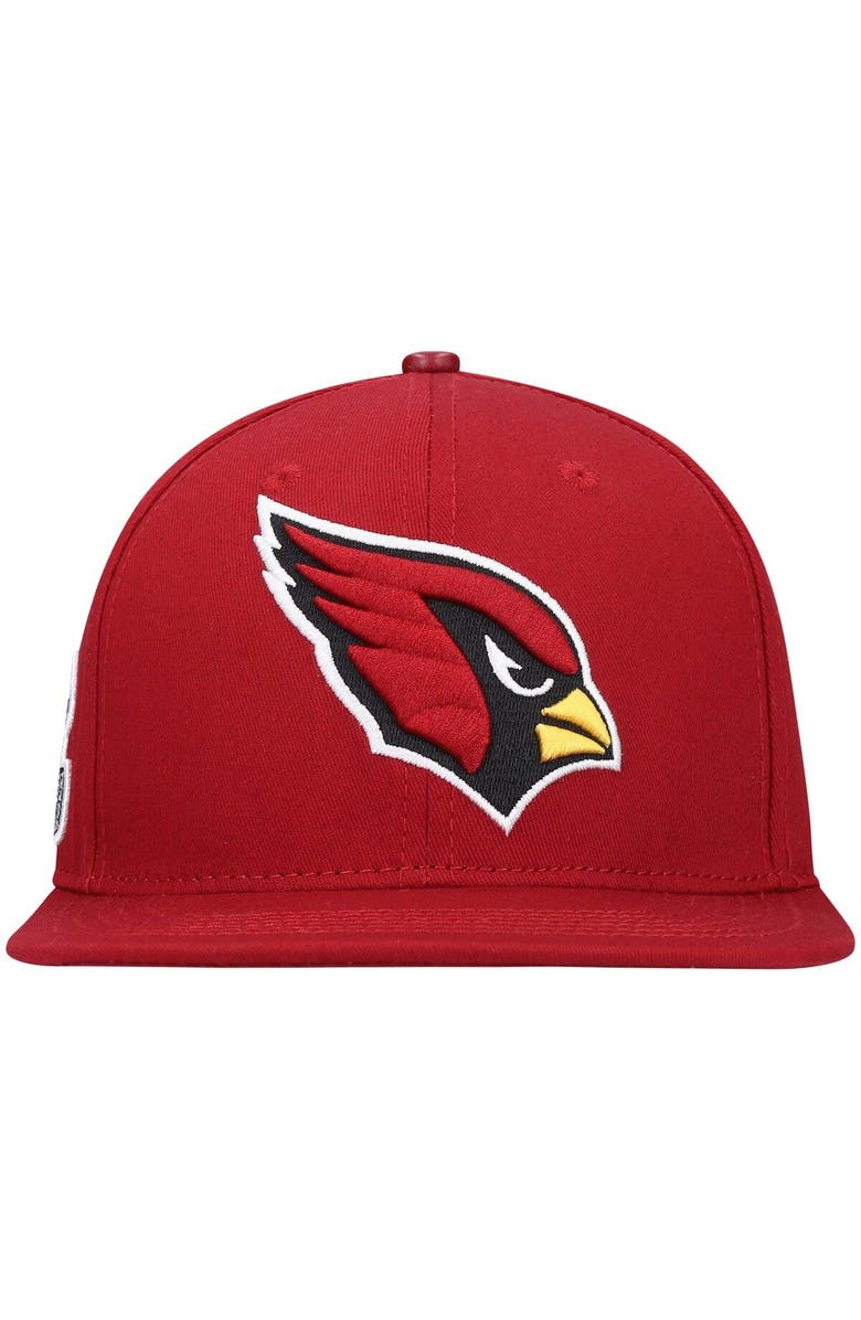 PRO STANDARD Men's Pro Standard Cardinal Arizona Cardinals Logo II Snapback Hat, Alternate, color, 