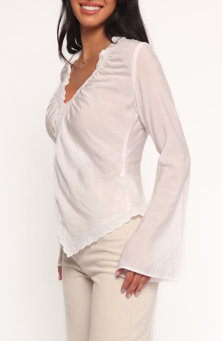 Petal & Pup Adira Wrap Top, Alternate, color, White