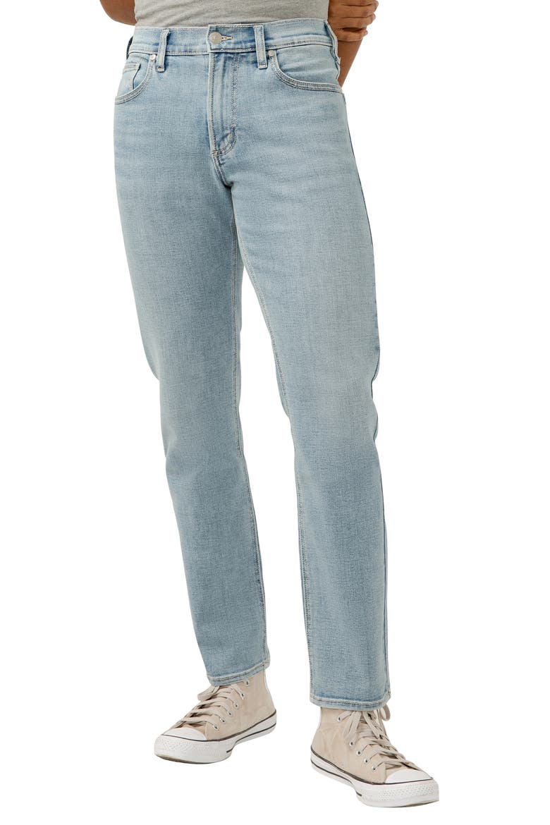 Eddie Athletic Fit Tapered Jeans, Main, color, INDIGO