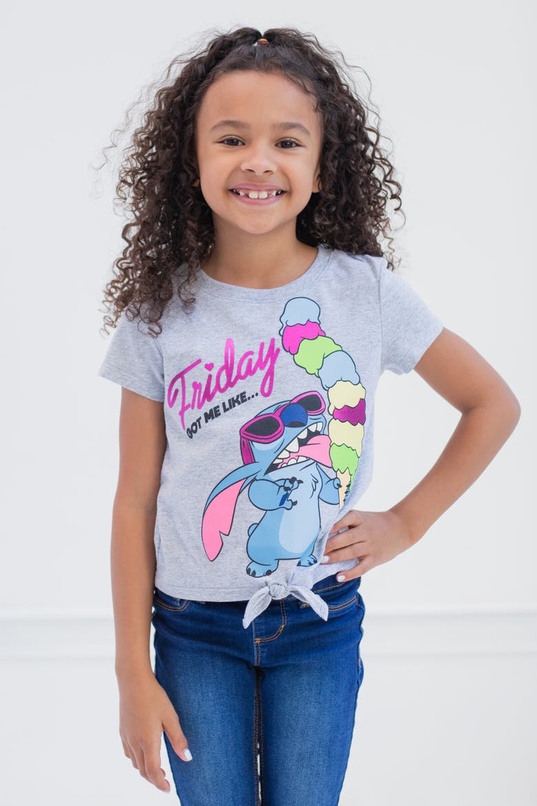 Lilo & Stitch 3-Pack T-Shirts, Alternate, color, Gray / Blue
