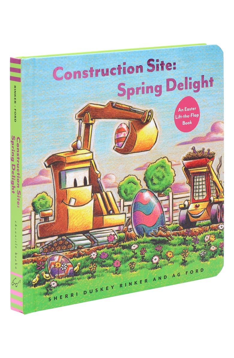 Chronicle Books 'Construction Site: Spring Delight' Book, Alternate, color, Multi