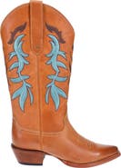 Malibu Beach Women's Premium Western Leather Boots Loni