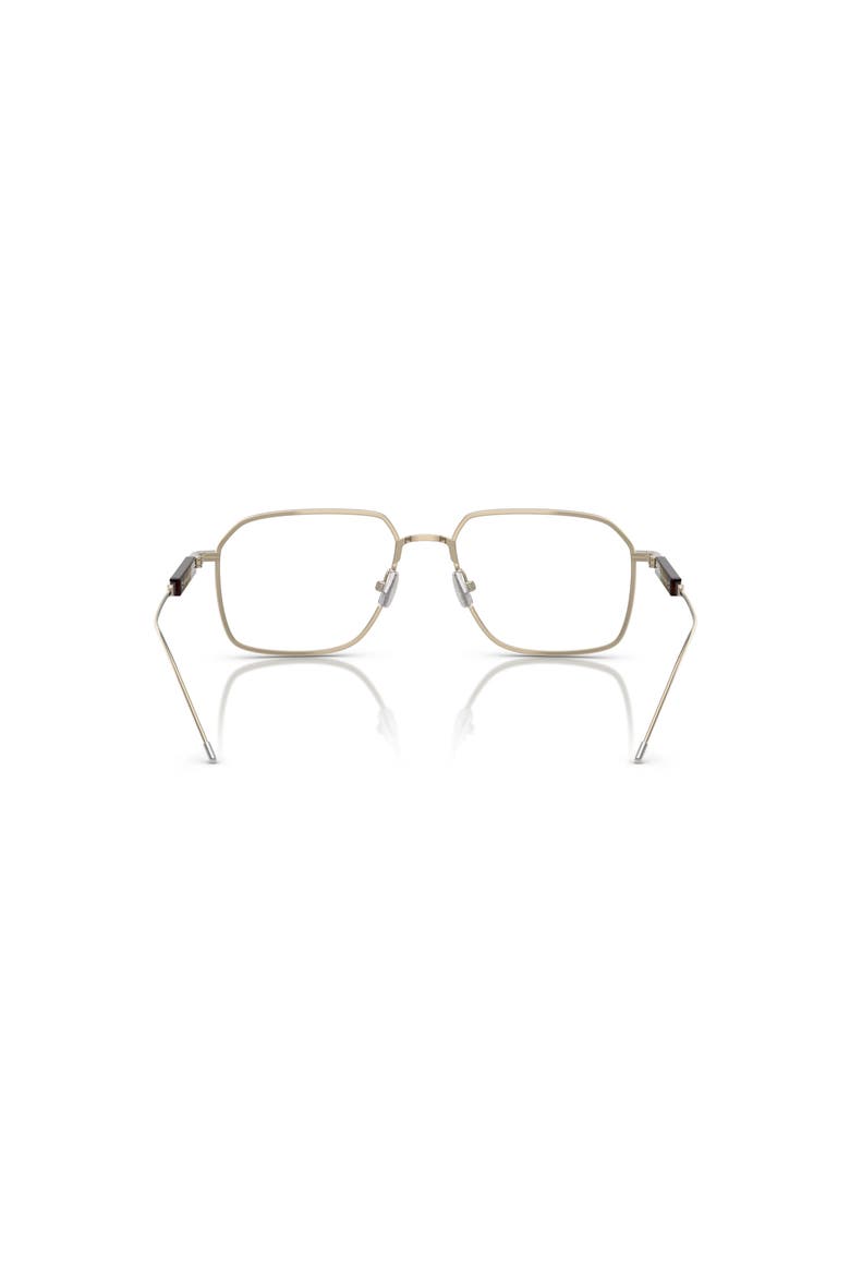 54mm Rectangle optical glasses, Alternate, color, Gold