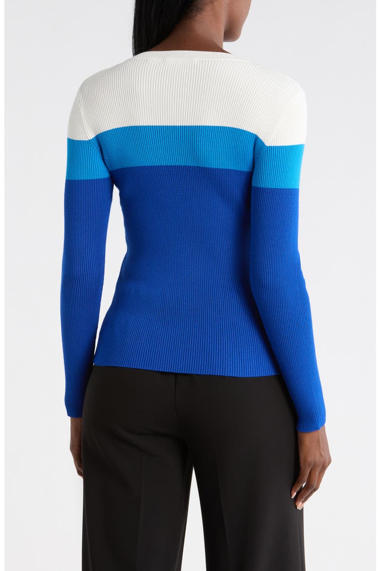 The Sabine Top, Alternate, color, INDIGO SKY COLORBLOCK