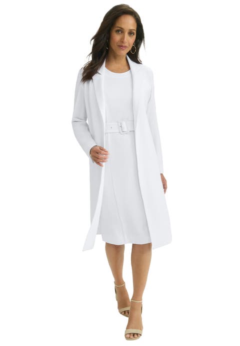 Belted Jacket Dress (Plus)