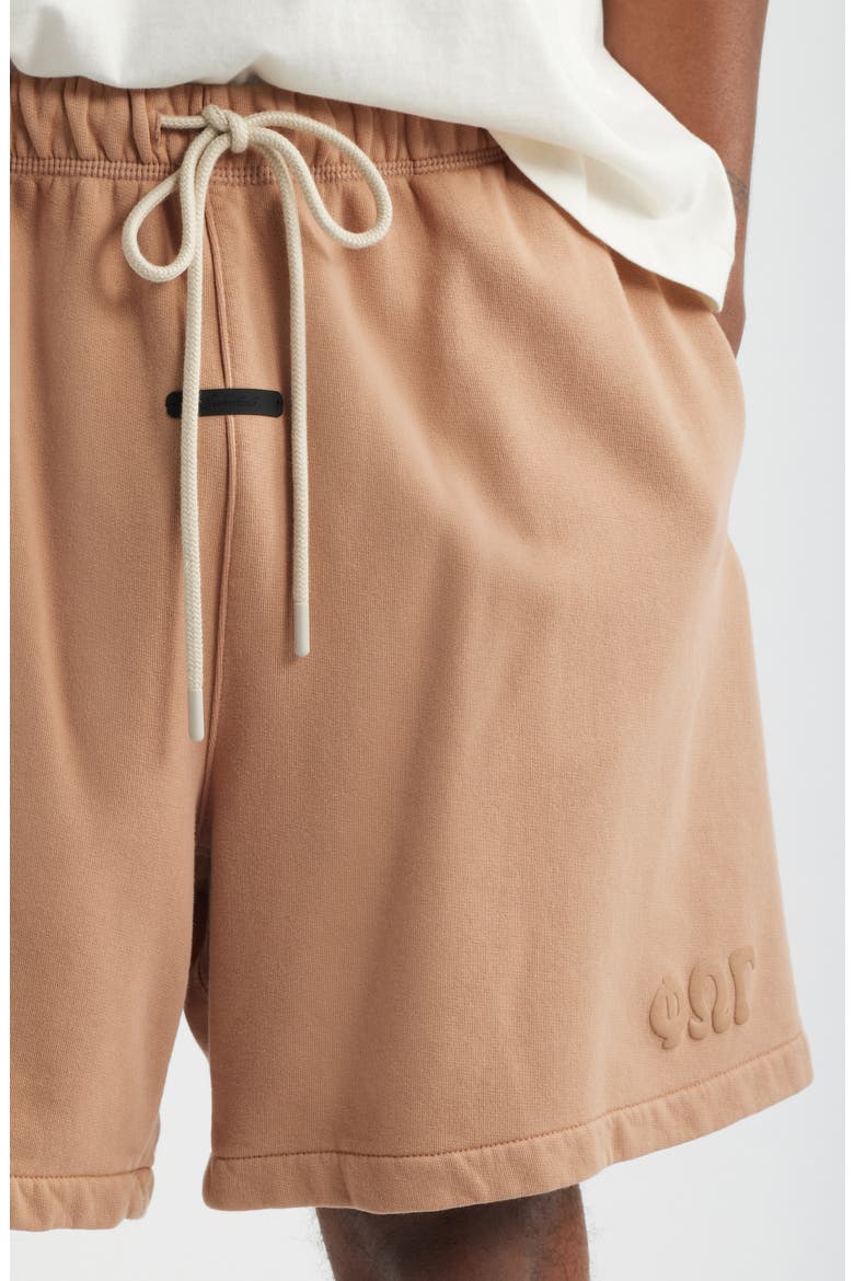 Classic Cotton Fleece Shorts, Alternate, color, WASHED GINGER