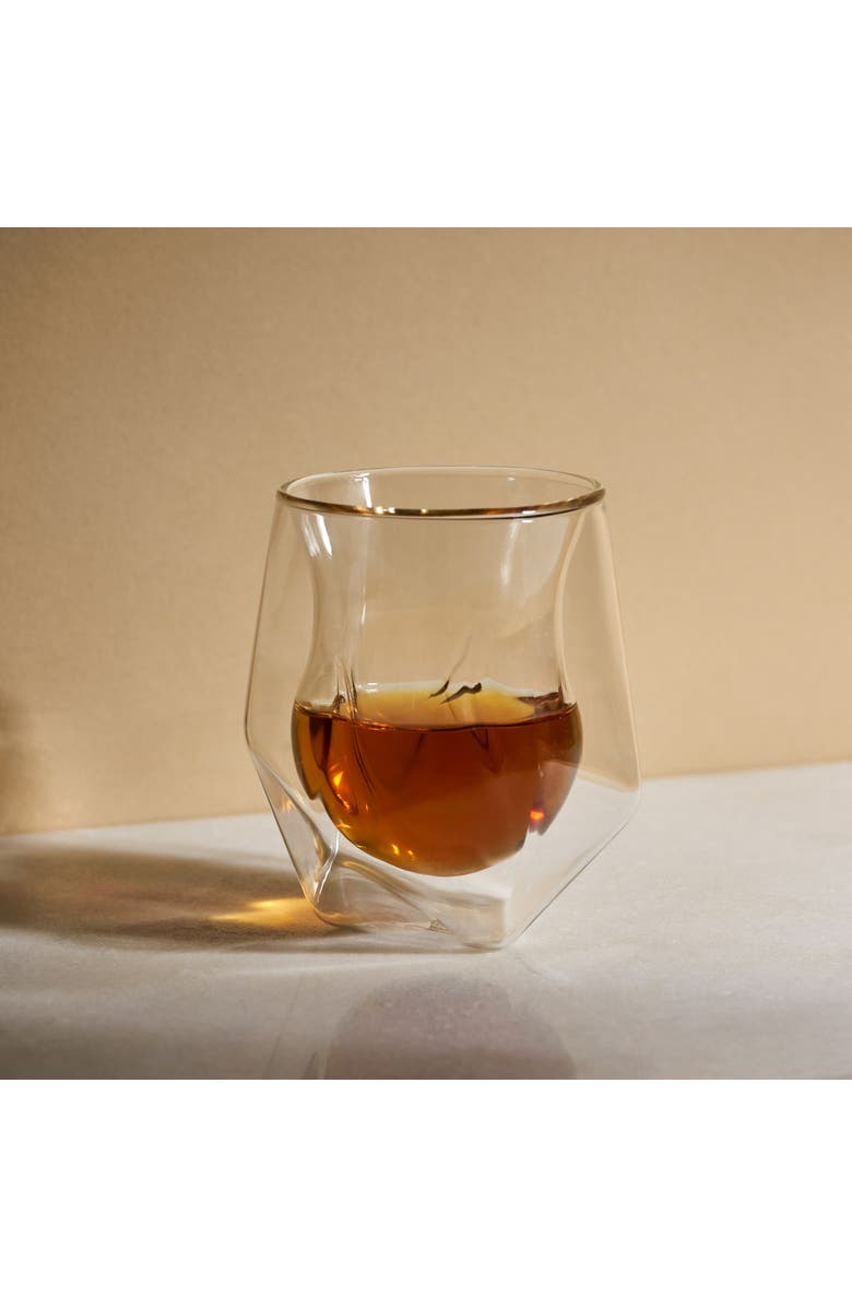 Viski Alchemi Double-Walled Aerating Tumbler, Alternate, color, Clear