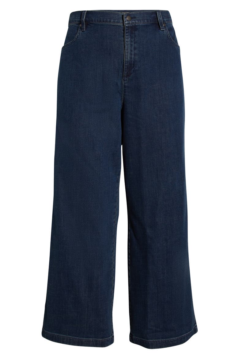 Wide Leg Jeans, Alternate, color, MEDIUM INDIGO