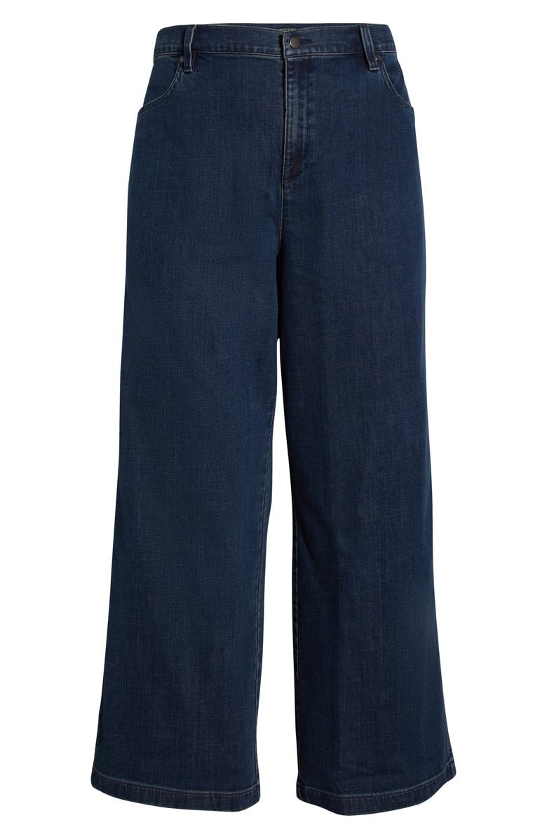 Eileen Fisher Wide Leg Jeans, Alternate, color, Medium Indigo