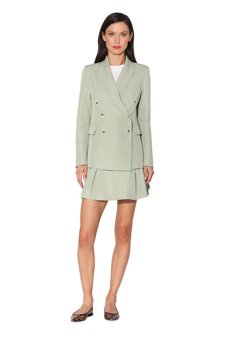 Tilda Double Breasted Blazer Jacket, Alternate, color, JADE