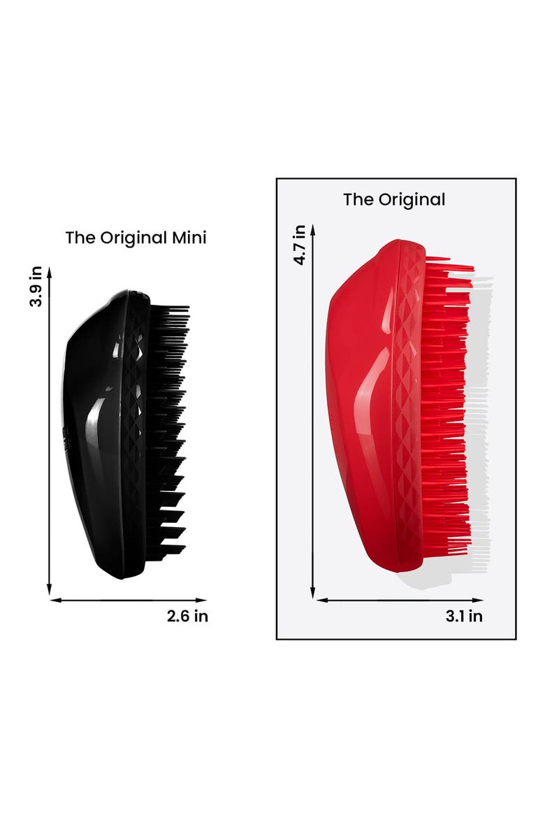 Salsa Red Thick & Curly Detangling Hair Brush, Alternate, color, RED