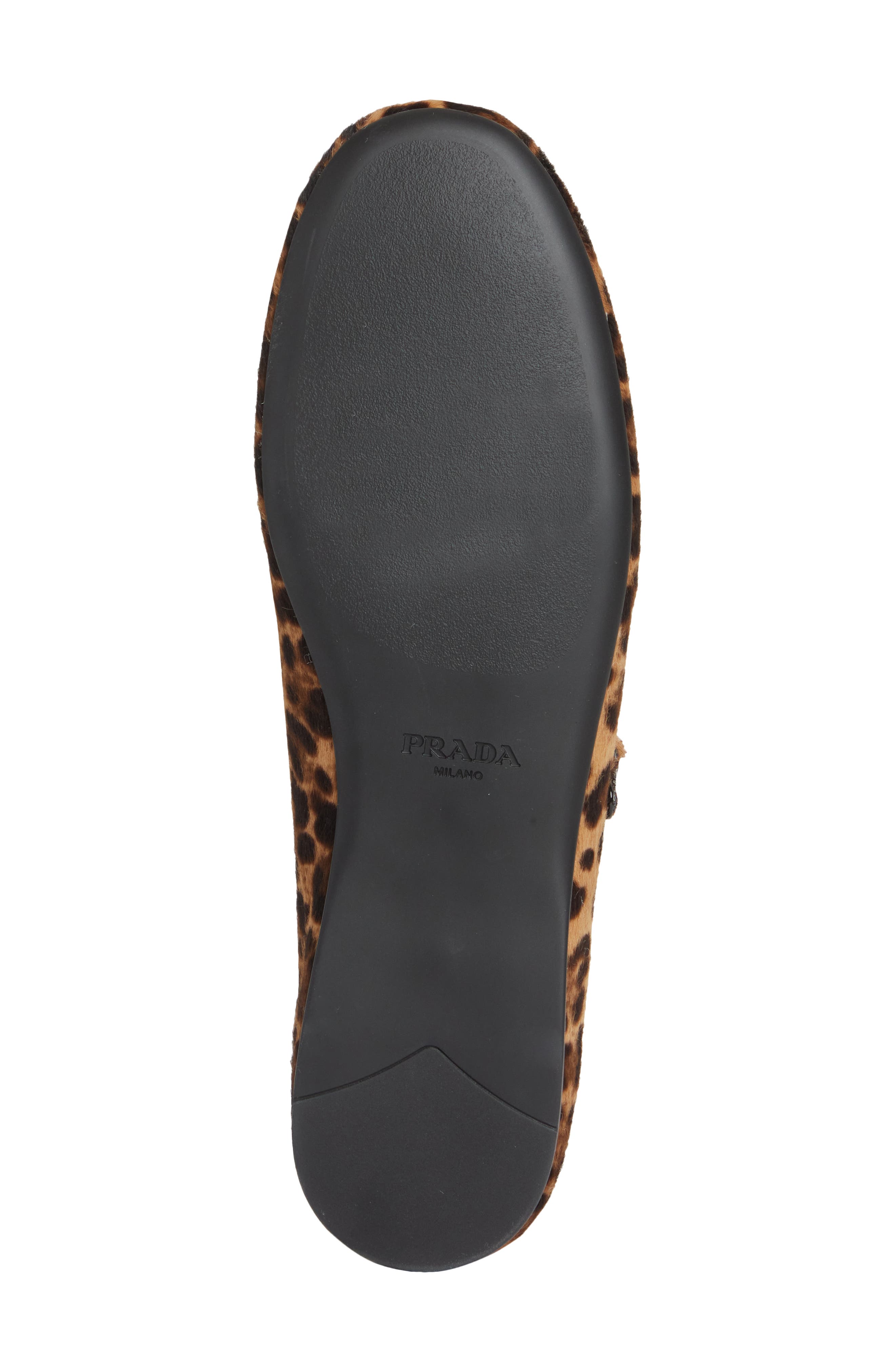 Prada Genuine Calf Hair Mary Jane Flat, Alternate, color, 