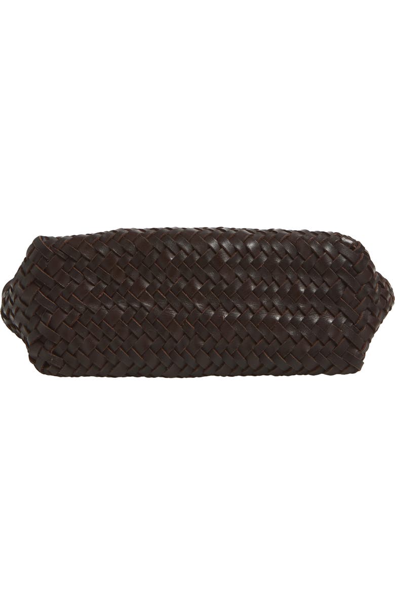 Madewell The Signature Woven Leather Crossbody Bag, Alternate, color, Coffee Bean