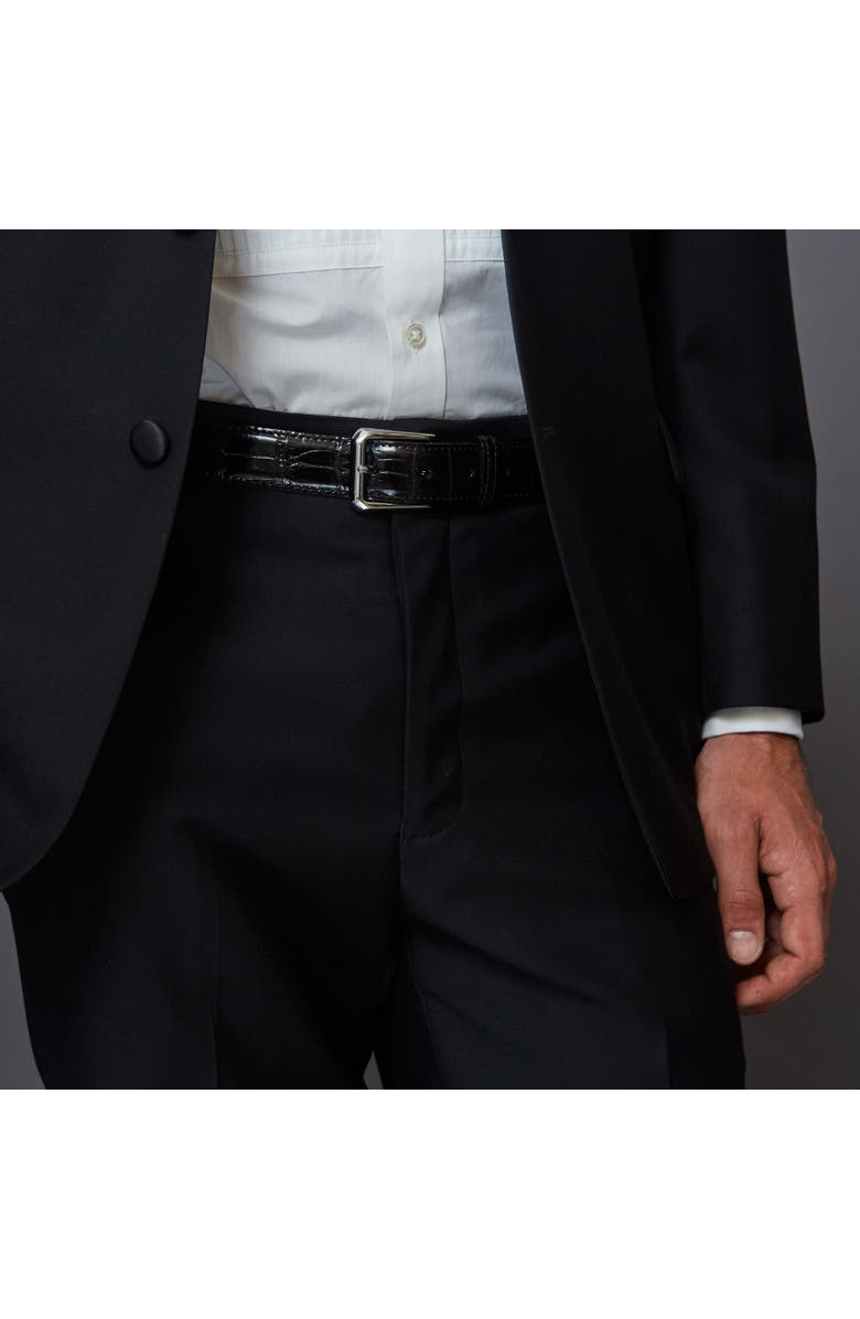 Trafalgar Classic 30MM Genuine Glazed Alligator Belt, Alternate, color,