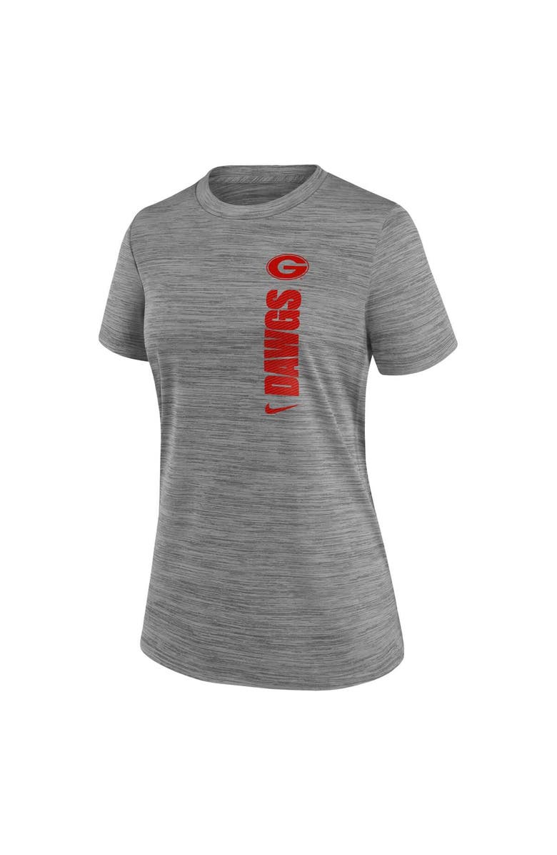 Nike Women's Nike Gray Georgia Bulldogs Velocity Performance T-Shirt, Alternate, color, 