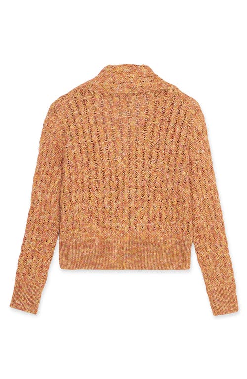 Fortela Lola Knit Cardigan In Brown