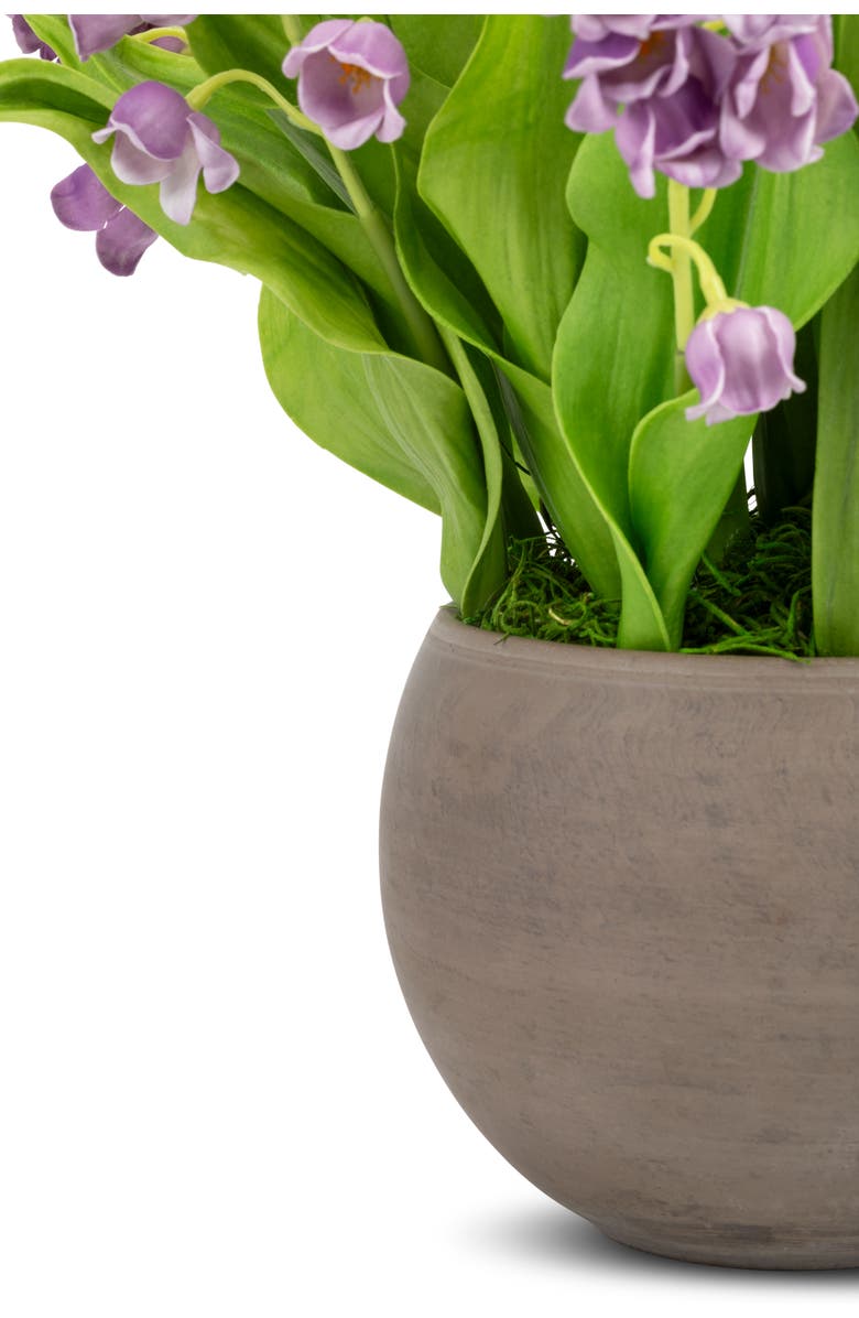 CocoBella Veda RealTouch Muguet Arrangement, Alternate, color, Periwinkle