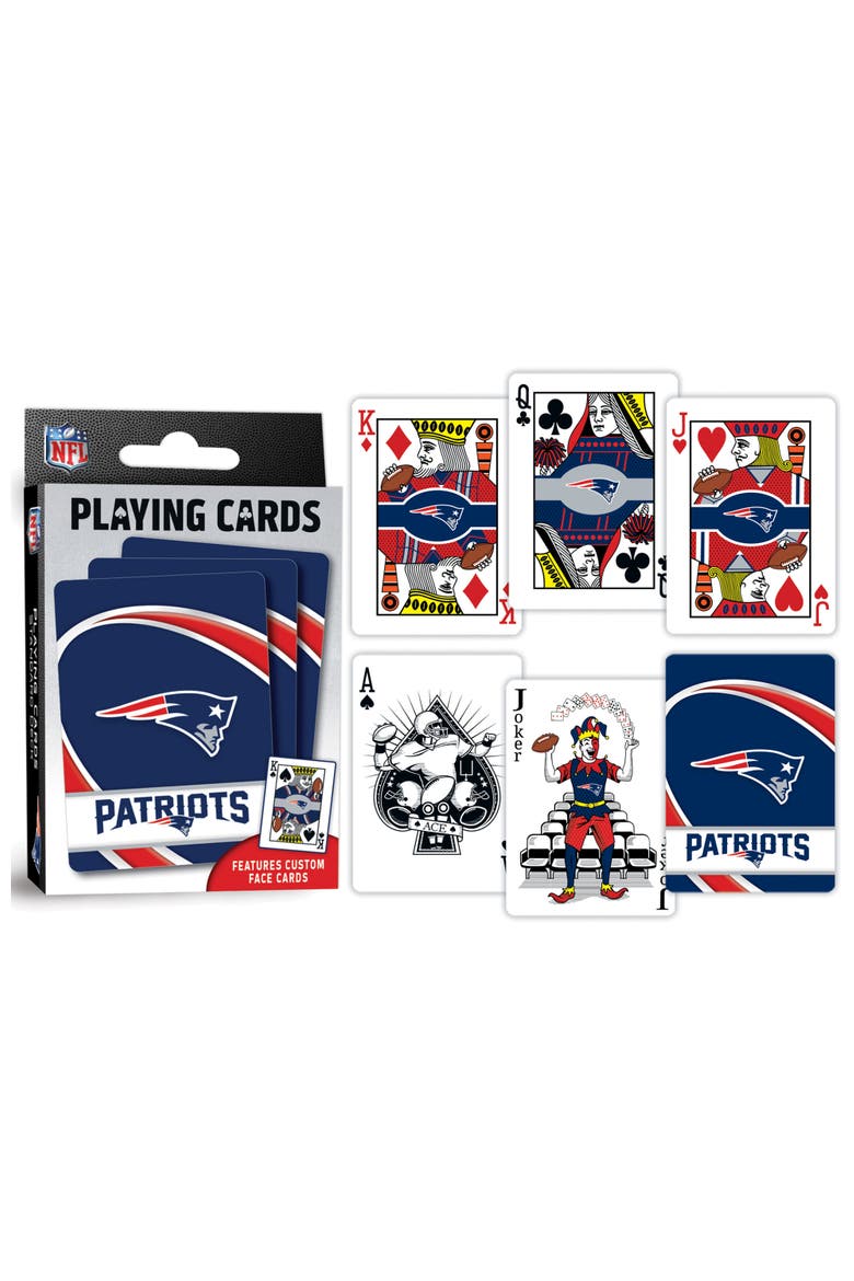 New England Patriots Playing Cards, Alternate, color, Multicolor