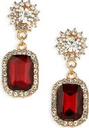 Cara Crystal Drop Earrings