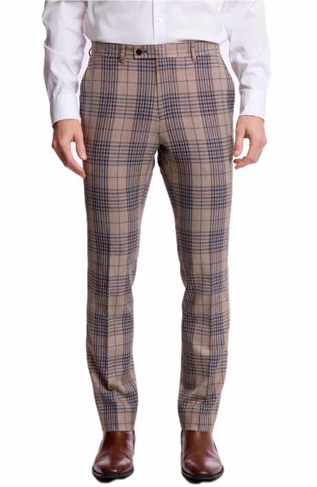 Downing Slim Fit Check Pants