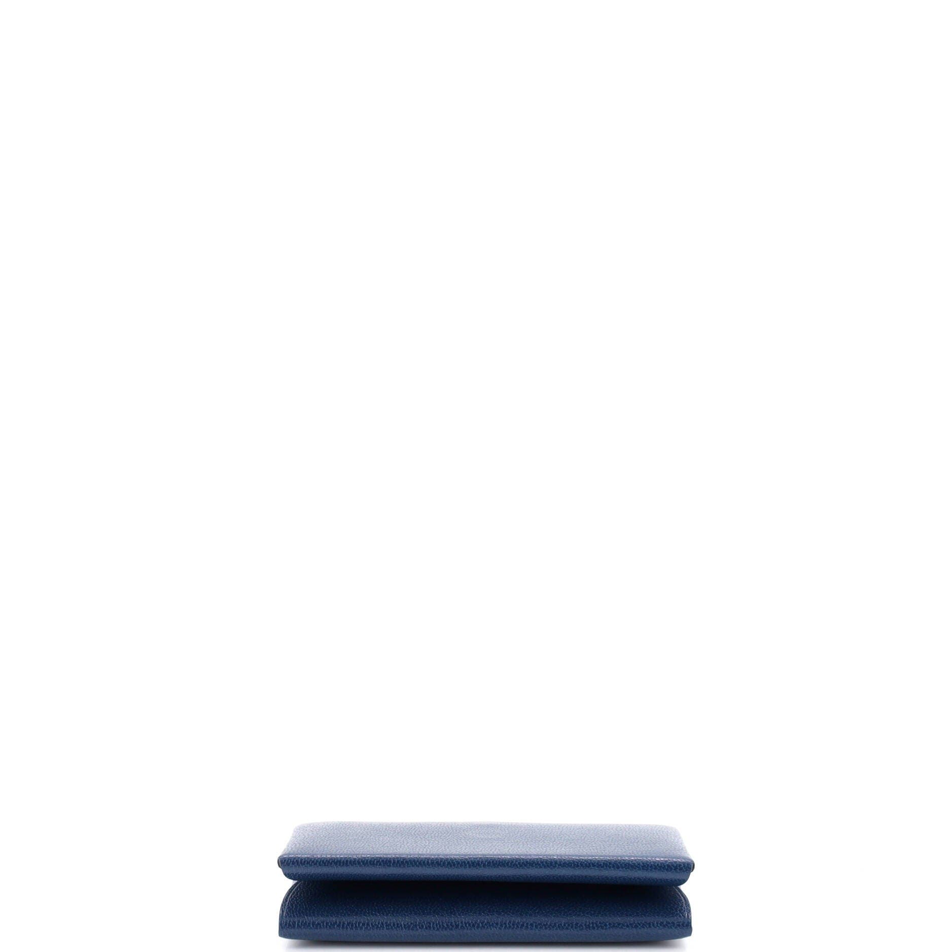 81034712 Calvi Duo Card Holder Chevre Mysore, Alternate, color, Bleu Tie