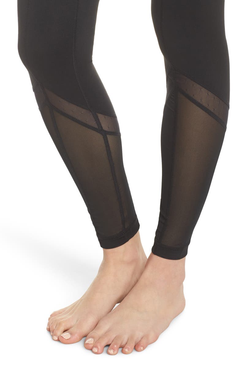 Zella Sun Salutation High Waist Leggings, Alternate, color, 