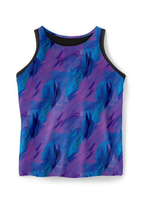 Swim 365 Longer-length Racerback Tankini Top In Multi