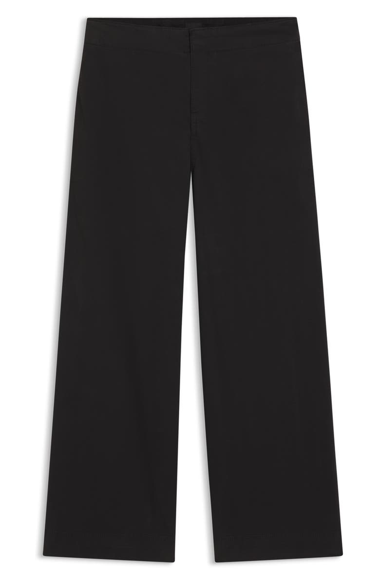 BOSS Orange Tahiana High Waist Wide Leg Pants, Alternate, color, Black