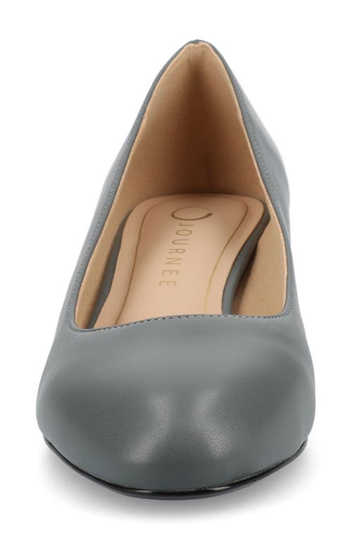 JOURNEE COLLECTION JOURNEE COLLECTION SAARII BLOCK HEEL PUMP 
