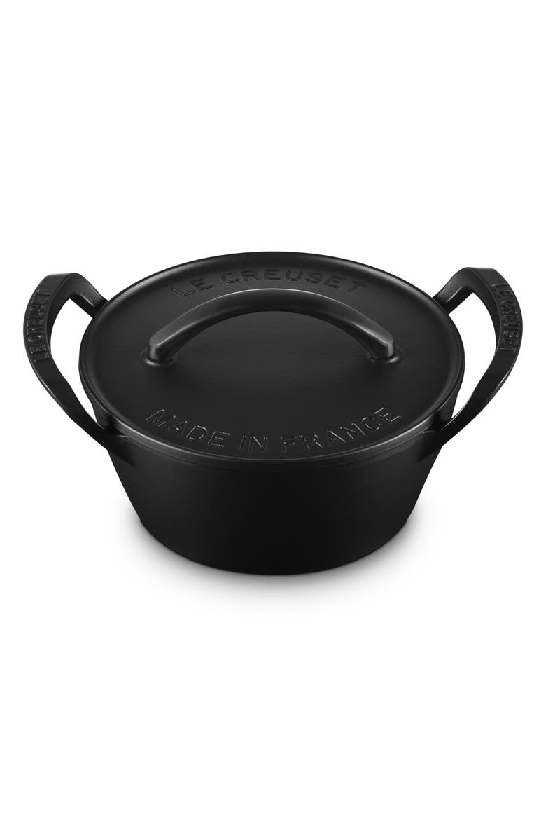 Le Creuset Alpine Outdoor Round Dutch Oven, Alternate, color, Matte Black