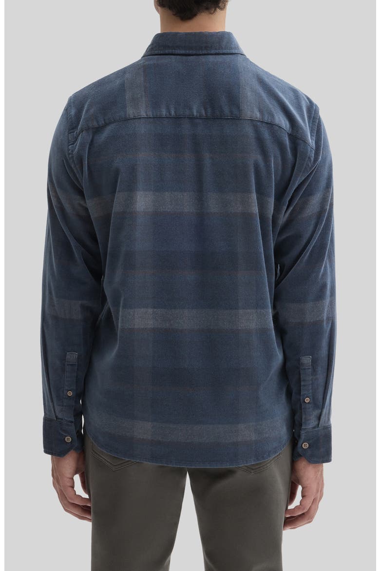 Daban Long Sleeve Stretch Cotton Button Up Shirt, Alternate, color, NAVY