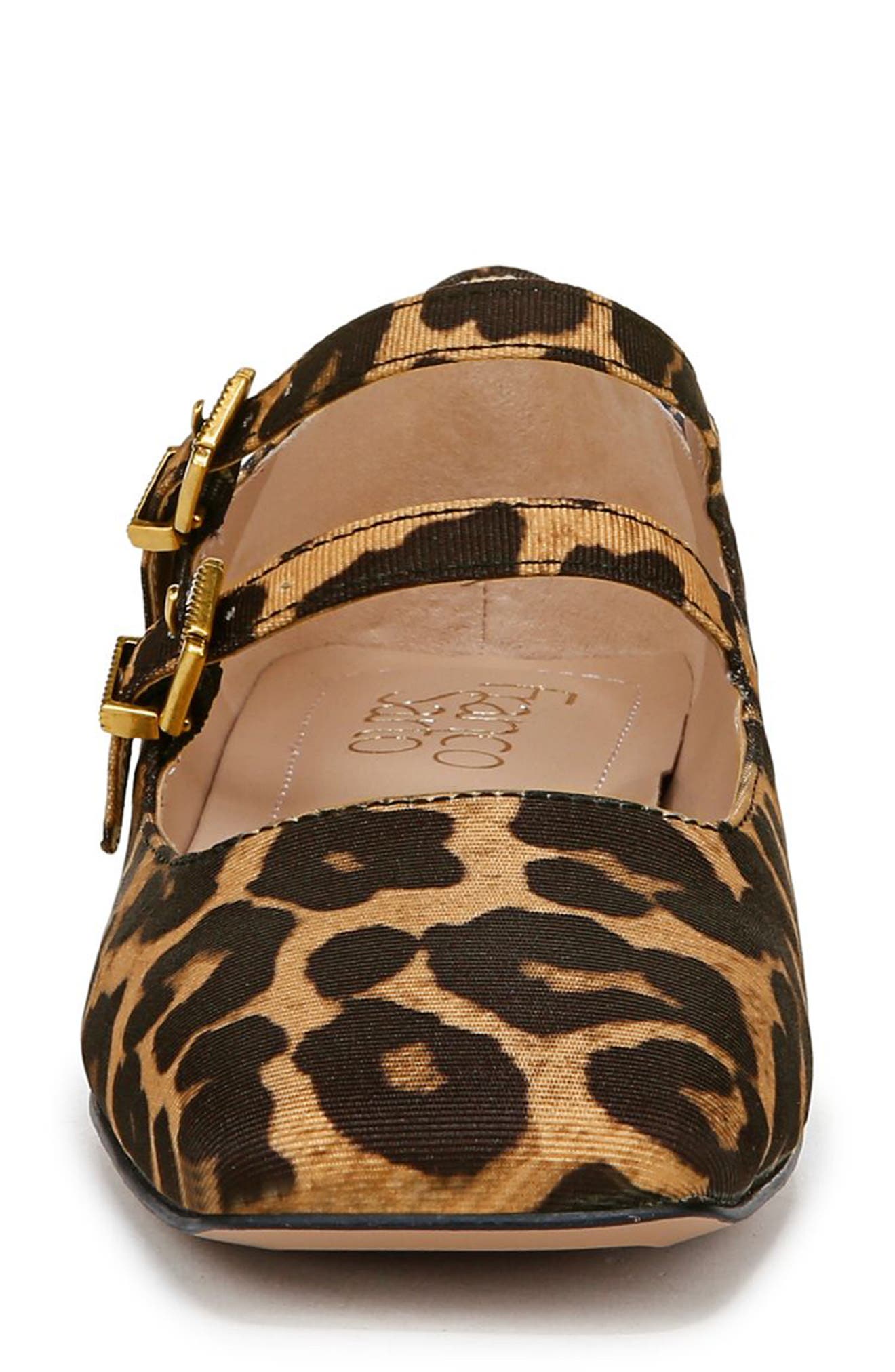 Franco Sarto Tesoro Leopard Mary Jane Flat, Alternate, color, 