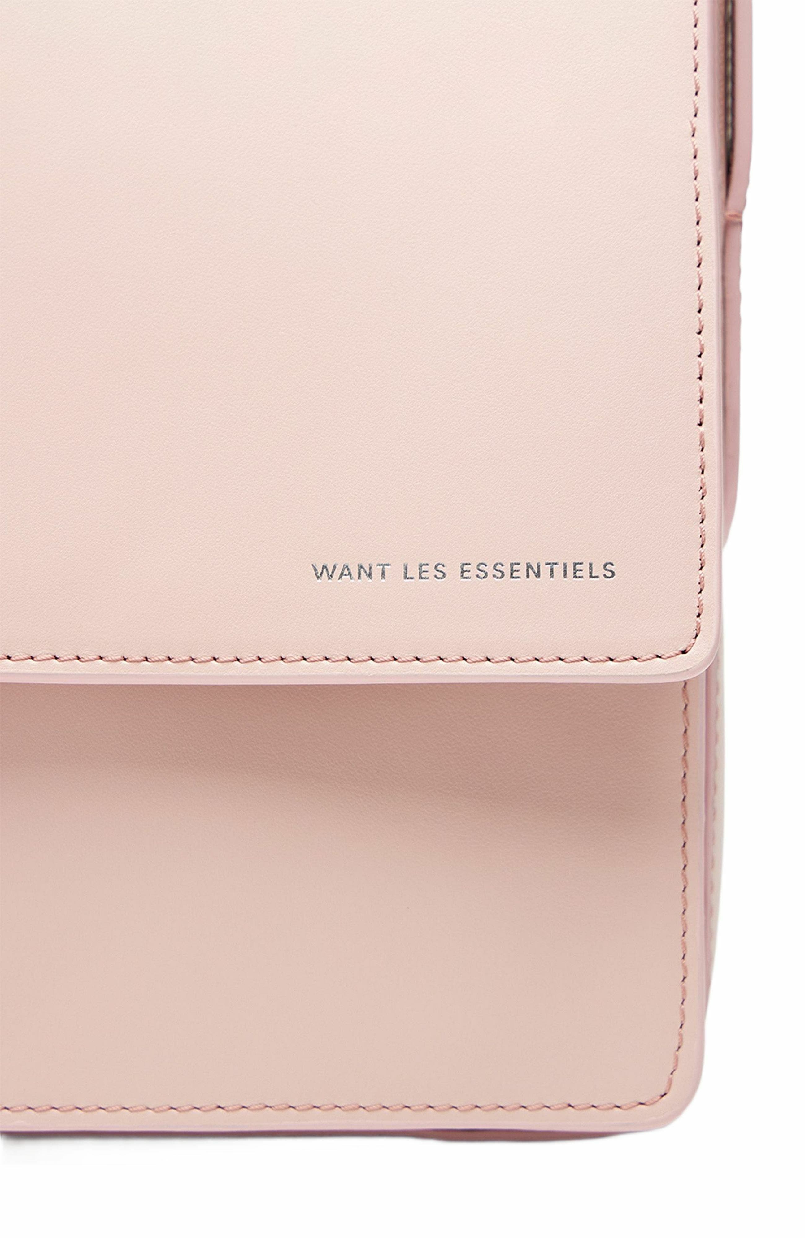 Arch Smooth Leather Crossbody Bag, Alternate, color, Blush
