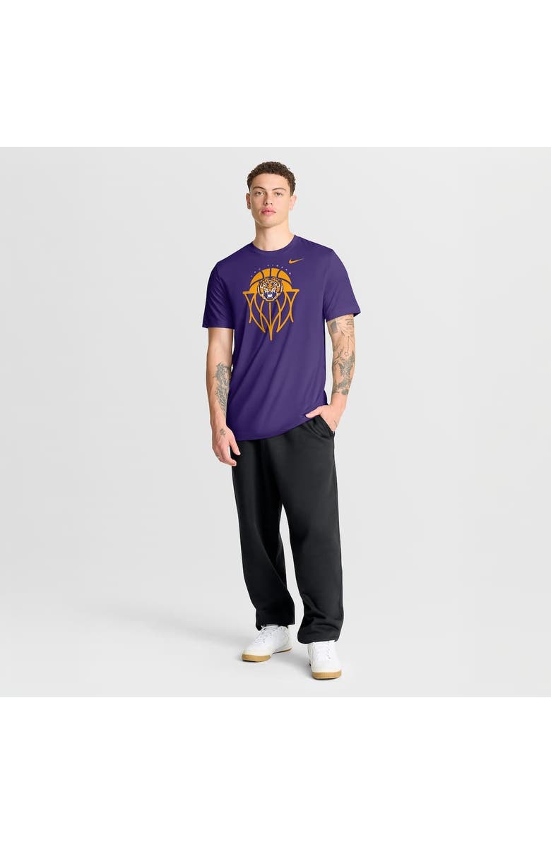 Nike Men
s Nike Purple LSU Tigers Basketball Icon Legend Dri-FIT T-Shirt, Alternate, color, Purple