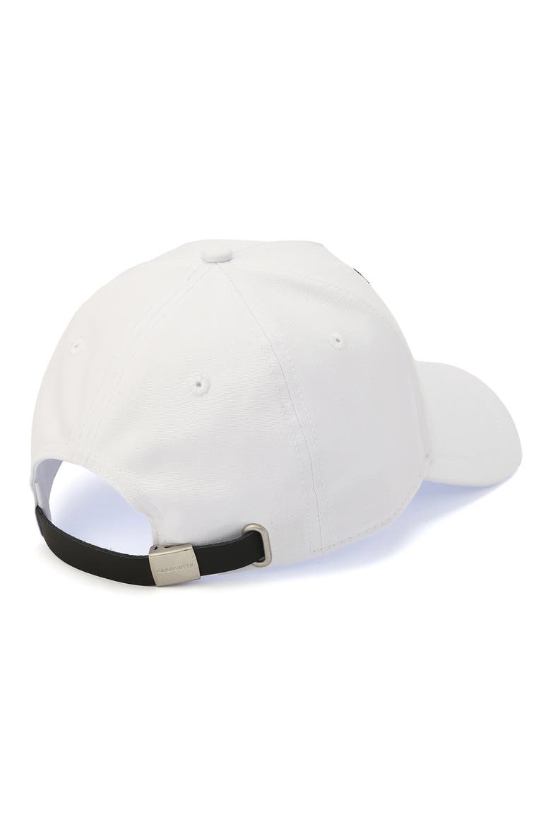 Spray Logo Embroidered Baseball Cap, Alternate, color, WHITE