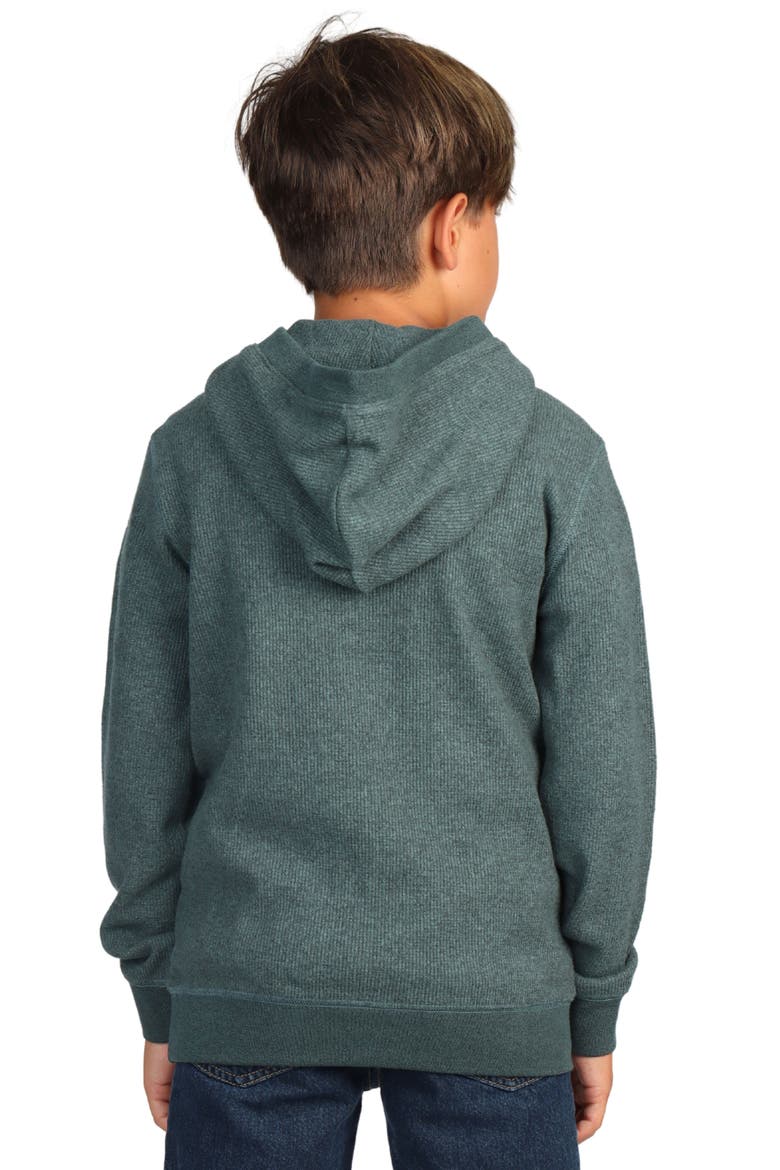 Kids' Heathered Hoodie, Alternate, color, GREEN HEATHER